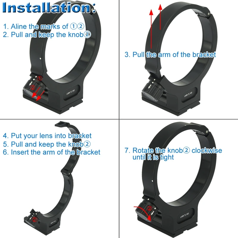 Haoge Lens Collar para Tamron Lens Substituição pé Tripé Mount Ring Ring Stand Base 50400 mm f 4.56.3 di Iii vc Vxd A067 - Image 4