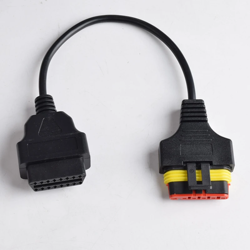 

OBD 6 PIN To 16PIN Cable for Benelli 6pin Motorcycle Transfer Cord Motorcycle Diagnostic Scanner Convert OBD2 16 PIN Connector