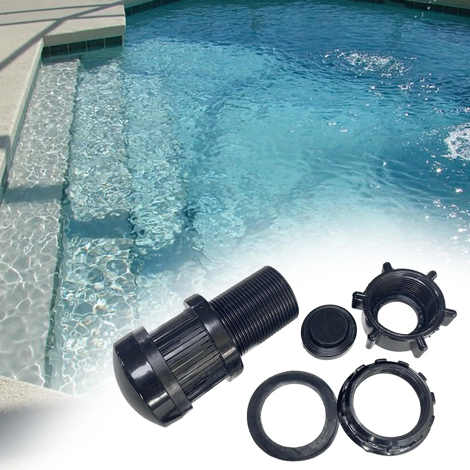 Tappo Di Scarico Per Filtro A Sabbia Intex 11456 – Con O-Ring – Compatibile Con Modelli 26361, 28645, SF70110 – Ricambio Piscina - 2