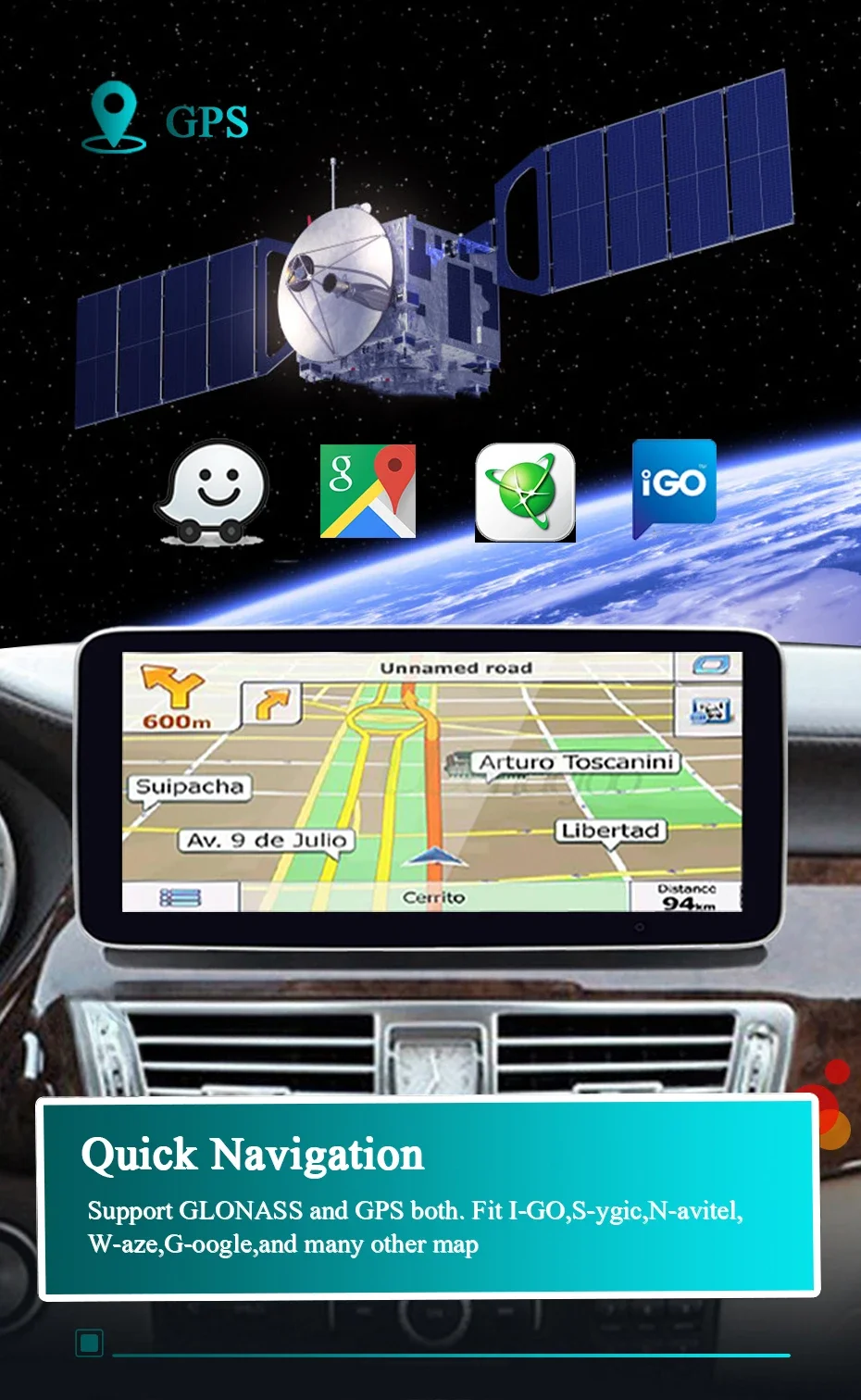 1920*720P Bildschirm Kabelloses Carplay Android 14 Autoradio Stereo für Mercedes Benz CLS-Klasse W218 2010-2018 Multimedia-Player – Detail 15