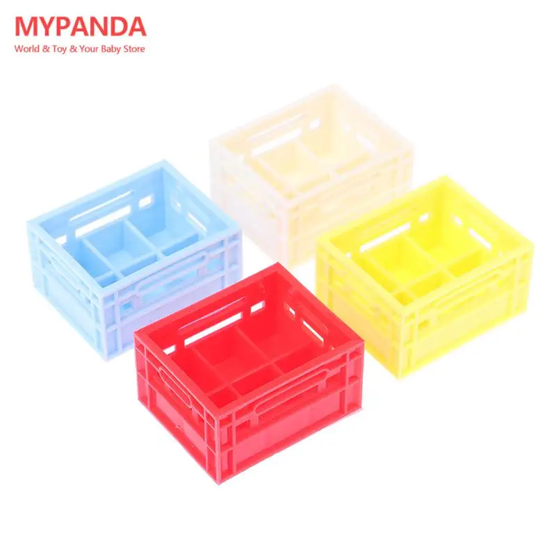 

1 шт., 1:12 миниатюрная корзина для кукольного домика, корзина для хранения напитков, пиво/Кофи, аксессуары для кукольного домика