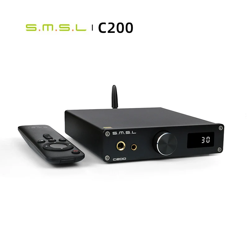 

SMSL C200 USB DAC ES9038Q2M Headphone Amp OPA1612A*4 TRS Balanced 4.4mm 6.35mm Output Bluetooth 5.1 HiFi Decoder for PS4 PS5