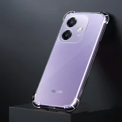 Original Clear Airbag Cover Cases with Soft Edge Protection and Waterproof Design for OPPO A5 Pro 5G 6300 (Clear)