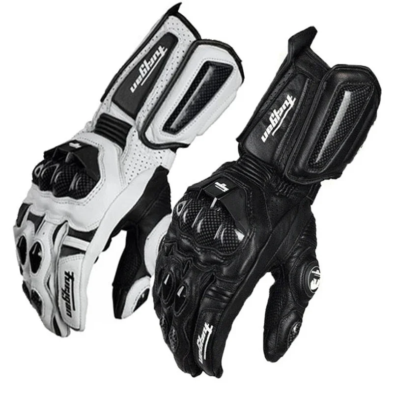 

Motorcycle Leather Carbon Fiber Gloves Summer Winter Cross-country Mountain Bike Motorcycle Gloves Riding Motorcycle Rider Glove