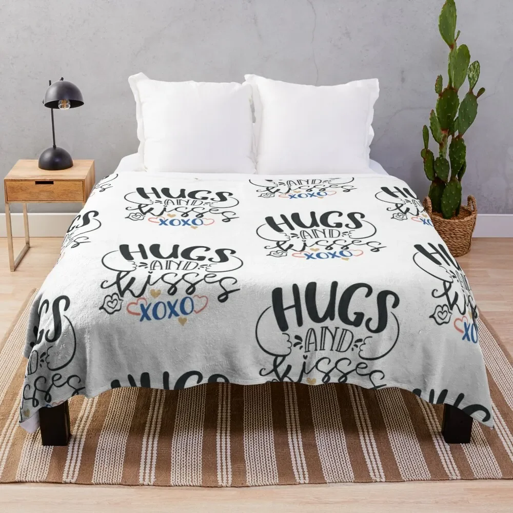 

Hugs And Kisses Throw Blanket Furry sofa bed Blankets
