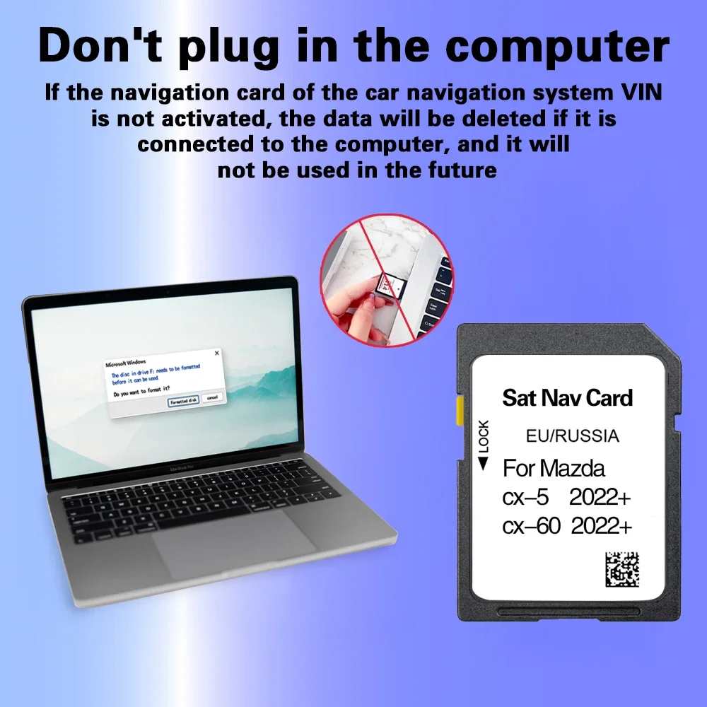 

Suitable For Mazda CX5 2022 2023 Map SD Navigation GPS Card Cover Denmark Norway Poland Portugal Russia