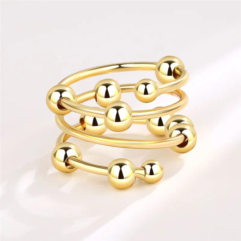 Fidget Rings Metal Rings Finger Rings Adjustable
