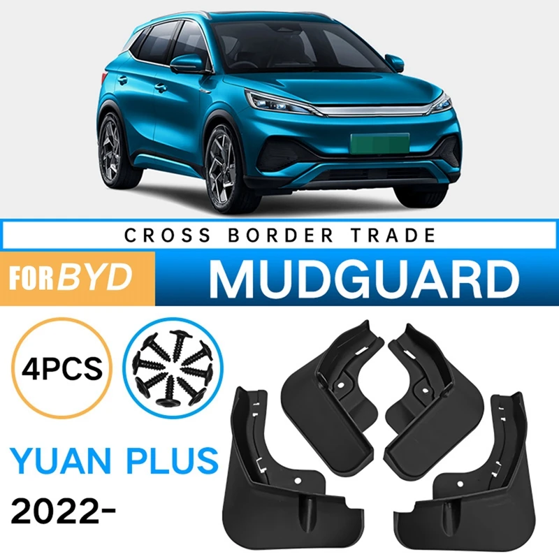 

Брызговик для автомобиля BYD Atto 3 Yuan Plus EV 2021-2023, черный