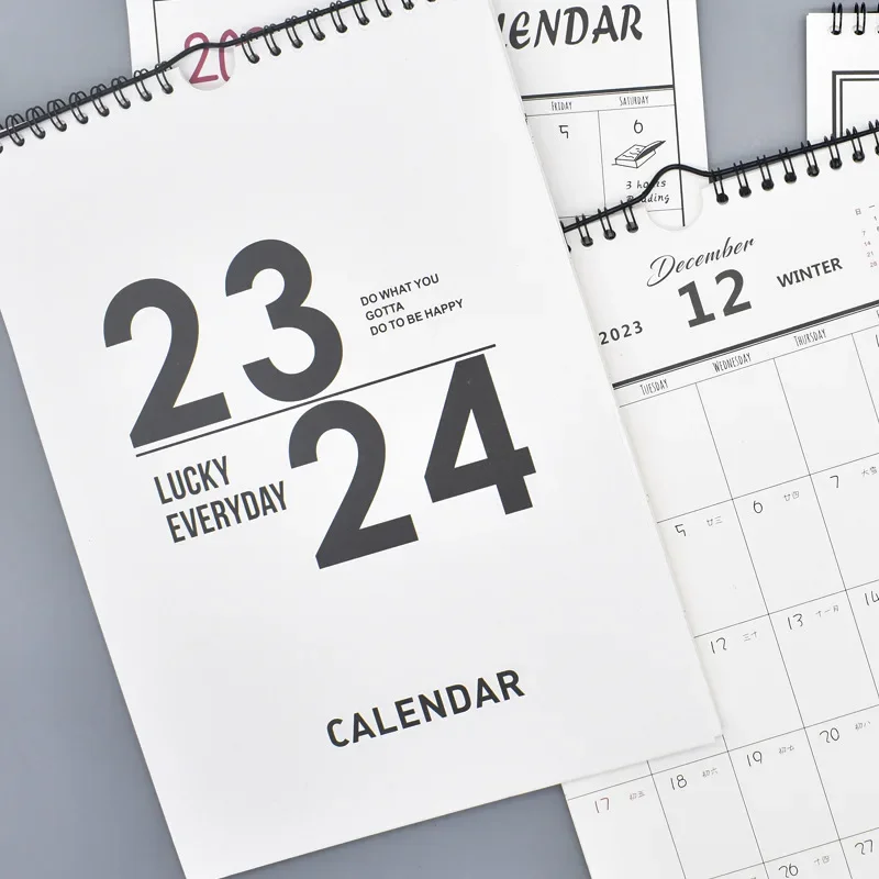 

2024 Wall Calendar Daily Planner Agenda Organizer Ins Style Home Desk Calendar Weekly Monthly Schedule Office School Supplies