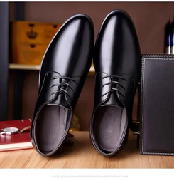 Mens Dress Shoes  New Lace Up Brogue Shoes Men Casual Loafers Business Formal Dress Footwear Zapatos Hombre