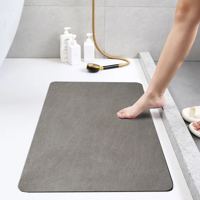 100% Polyester 17 x 24 Bath Rug - & Gray - AliExpress