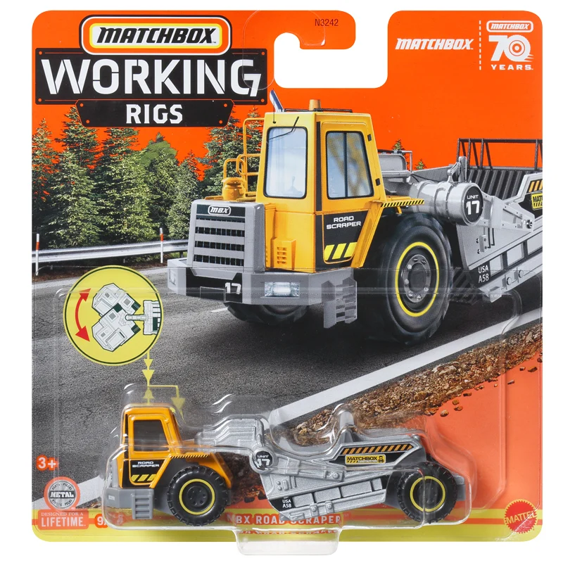 2023 Matchbox WORKING RIGS MBX ROAD SCRAPER GMC C8500 TOPLICK TREE
