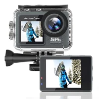 5K 4K 1080P Sport Camera Anti-shake WIFI Action Video Cam Dual Screen Outdoor Cycling Camera 30m Waterproof with Remote Control 2