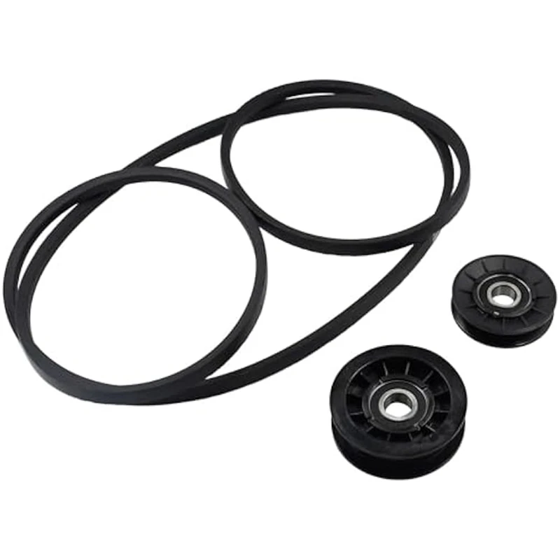 GX20286 GX20287 Flat Idler Pulley With Drive Belt GX20006 For Lawn Mower 1760097 280-143 690409MA 280-097 265-186 6