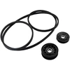 GX20286 GX20287 Flat Idler Pulley With Drive Belt GX20006 For Lawn Mower 1760097 280-143 690409MA 280-097 265-186 6