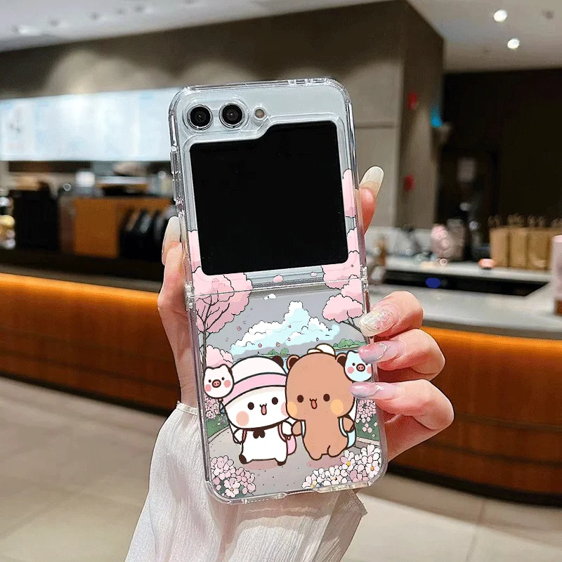 Cute Cartoon Bubu Dudu Hard Folding Phone Case Cover