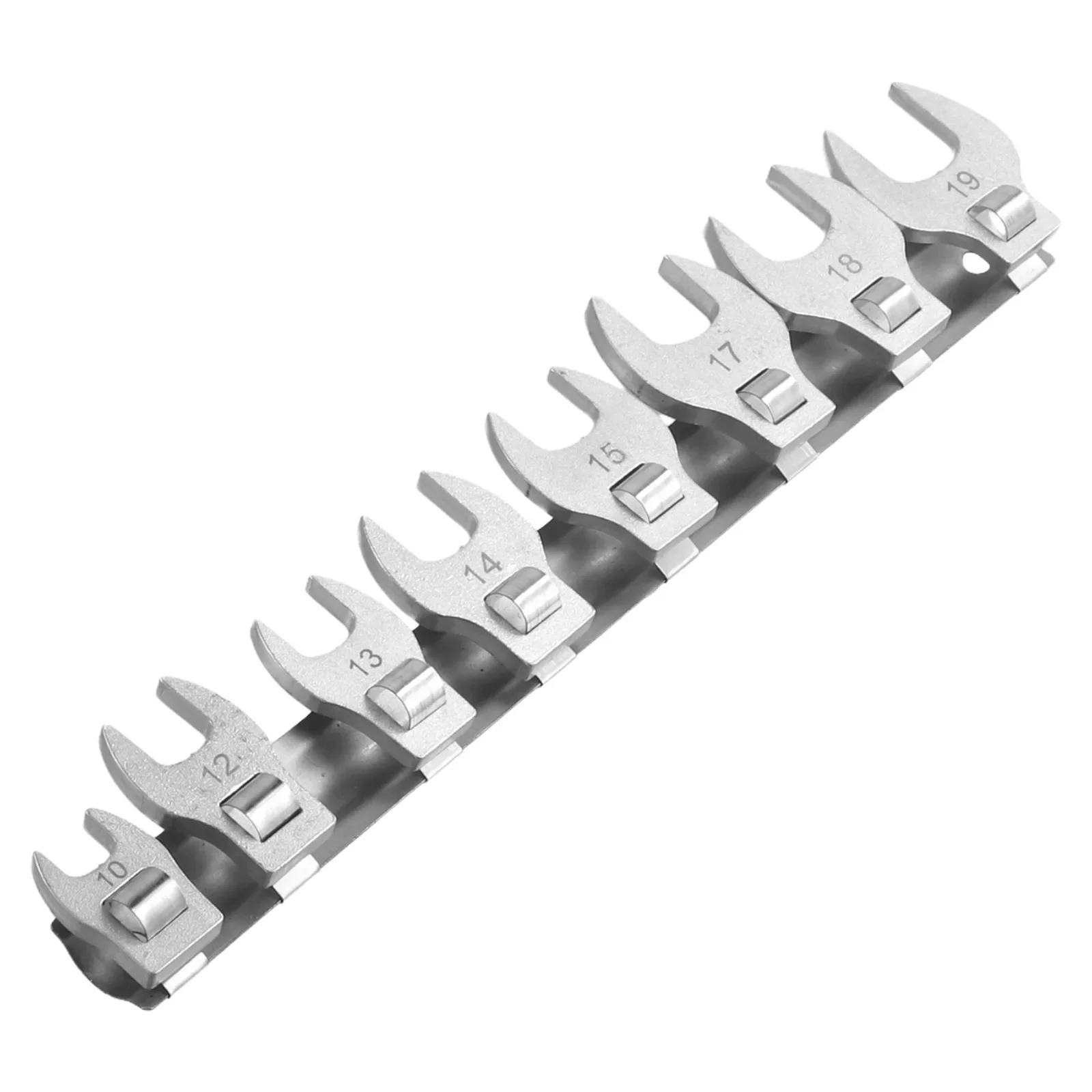 

8Pcs 3/8 Inch Drive Crowfoot Wrench 10 To 19mm Metric Foot Open End Spanner Adjustable Wrenches Hand Tools