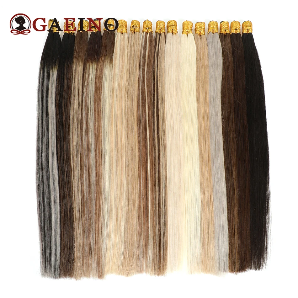 I Tip Hair Extensions Straight Real Human Hair Pre Bonded Keratin Capsule Human Fusion Hair Extensions 1G/Strand 12-26Inch - Image 6