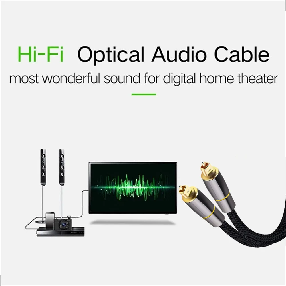 CYANMI HIFI 5.1  SPDIF  佺ũ   ̺, TV ڽ PS4 Ŀ ̾   ۿ, 1m 2m 5m
