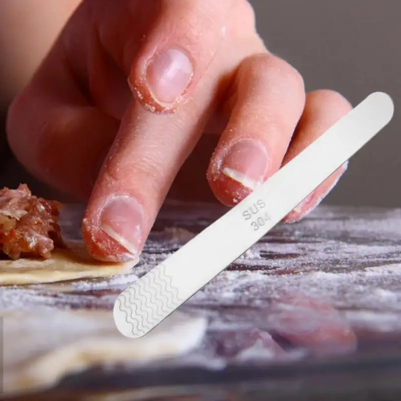 1~10PCS Stainless Steel Kitchen Dumpling Stuffing Scoop Wonton Stuffing Pick Mixing Spoon Kitchen Dumpling Pick Tools