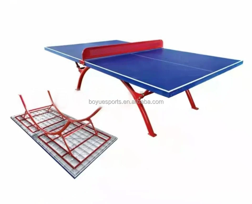 Factory Hihg Quality Indoor Outdoor Used Table Tennis Table with Professional Ping Pong Net and Post Set Ping Pong