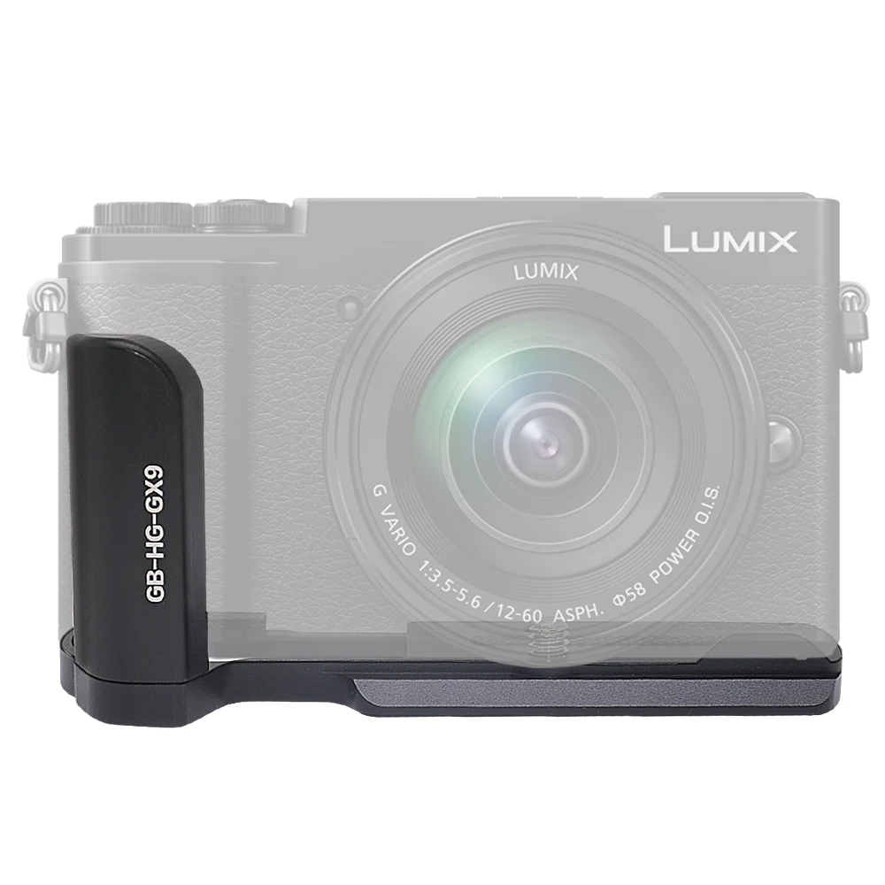 Mcoplus GX9 Aluminum Grip Arca-Type Camera Hand Grip Holder Replaces DMW-HGR2 for Panasonic Lumix GX80 GX85 GX9 GX7II GX7III