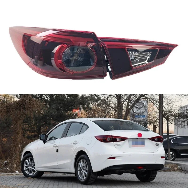 

For Mazda 3 Axela 2017 2018 2019 Sedan Car Accessories LED Rear Tail Light Assembly Stop Lights Parking Lamp Rear lamp