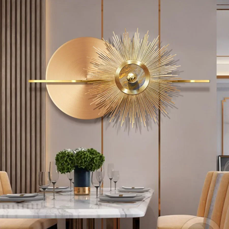

Living Room Wall Decoration Luxury Design Office Art Wall Decor Home Decor Nordic Style Golden Products Deco Maison Home Decor