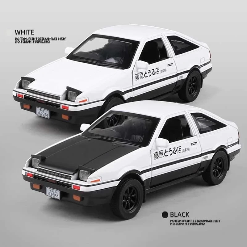 

Игрушки Toyota AE86 1:32 с фильмом инициал д, модель автомобиля из сплава, игрушка с возвратом силы, украшение, имитация классического автомобиля, модель, игрушки для детей