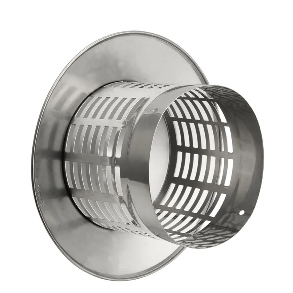 110mm 160mm Tappo per camino in acciaio inossidabile Parete esterna Usca aria fresca Tubo per tetto Cappa di scarico Tappo per camino a prova di insetti  13