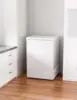 KRIB BLING 5.0 Cu.Ft Compact Chest Freezer with Removable Basket, Krib Bling Top Door Open Freestanding Deep Freezer with 7 Gear 3
