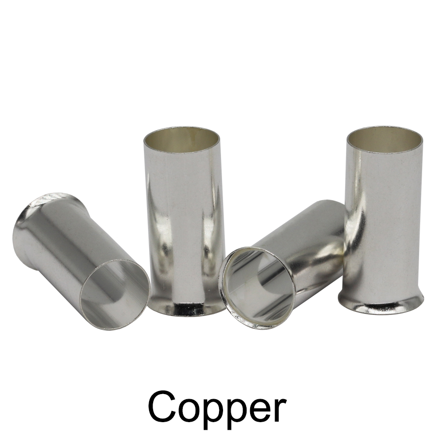 EN35-12 EN35-22 EN35-25 35mm2 #2AWG Wire No-Insulation Sleeve Tubular Connector Cord End Ferrule Cable Lug Copper Crimp Terminal