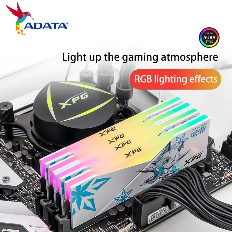 ATADA LANCER 컴퓨터 PC 데스크탑용 RGB DDR5 메모리, ROG STRIX /RO SE7EN 게이밍 메모리, 288 핀, 16GB, 32GB x2, 6000MHZ, 6400MHZ, 7200MHZ
