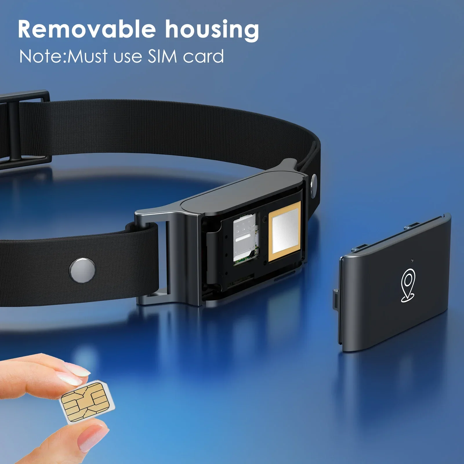 Smart Tracker 4G GPS Pet Tracker for Dogs Cats Waterproof WIFI Location Activity Tracker Neck Collar for iOS Android
