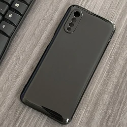 Transparent Soft TPU Silicone Phone Case - Protective Clear Back Shell Cover for Cubot X70 (Black)