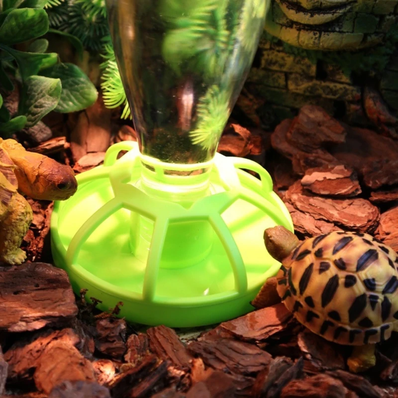 Water Feeders Waterer for Tortoises Dispenser Bottle Feeding Dish for Lizards Turtle-Reptile Waterer Feeding Accessories small animal water bottle,pet drinking bottle,rabbit drinking bottle