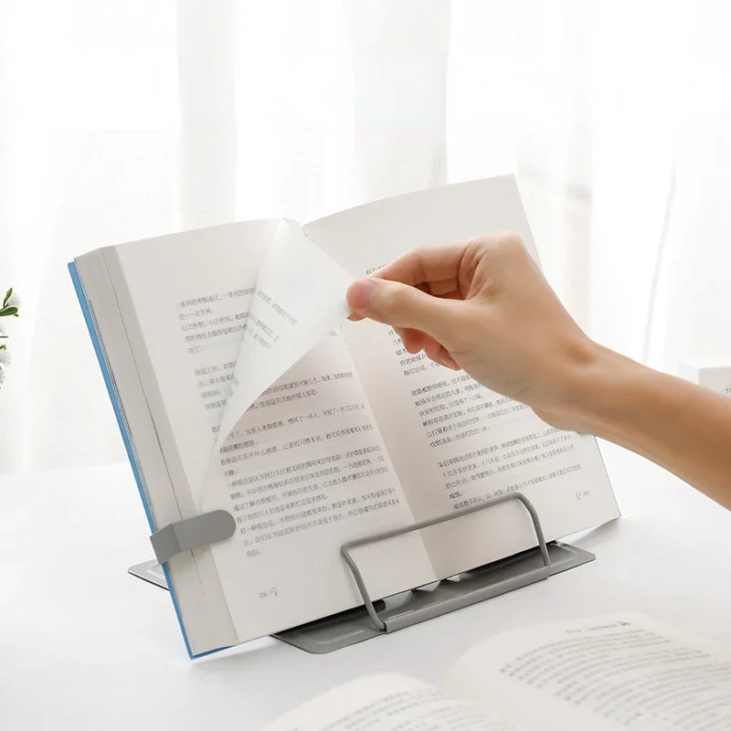 

Подставка для чтения книг, металлическая Регулируемая подставка для книг, Портативная подставка для хранения документов, кулинарных книг