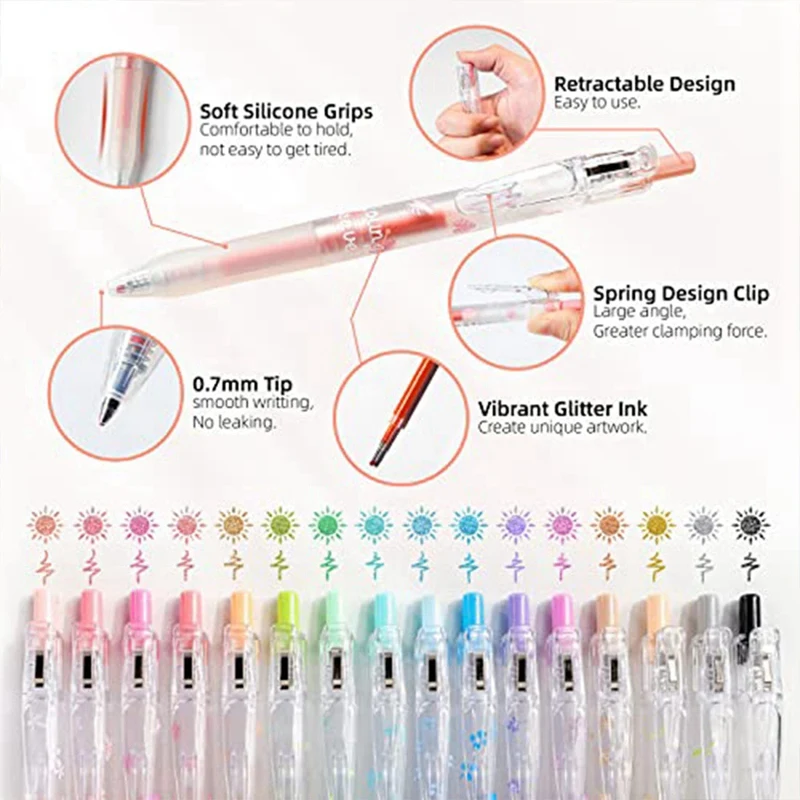 https://ae01.alicdn.com/kf/Sb2b33fd8bce54e3b93bfb0238a157c1dx/Glitter-Gel-Ink-Pen-16-Assorted-Color-Retractable-Gel-Pen-Set-0-7Mm-Fine-Tip-Colored.jpg