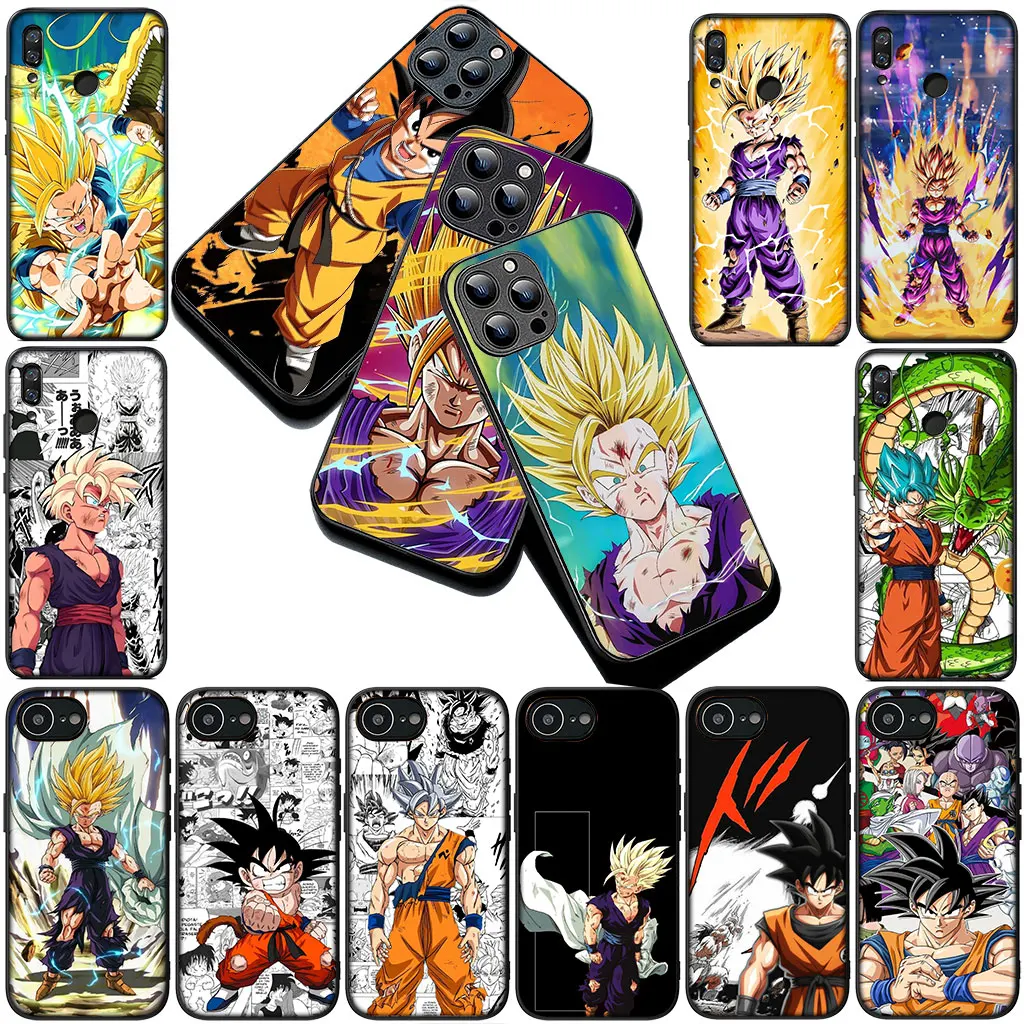 Dragon Warrior Soft Phone Case - Son Gohan Anime Design