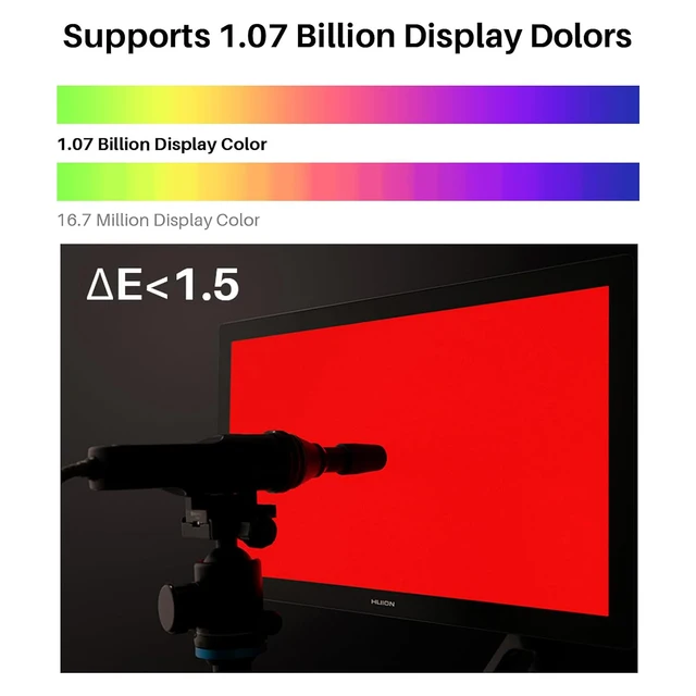 Huion Tablet Kamvas Pro 19 Graphics Tablets Monitor 18.4" Finger Touchscreen 4K UHD Drawing Display 16K Levels Pressure Dual Pen 2