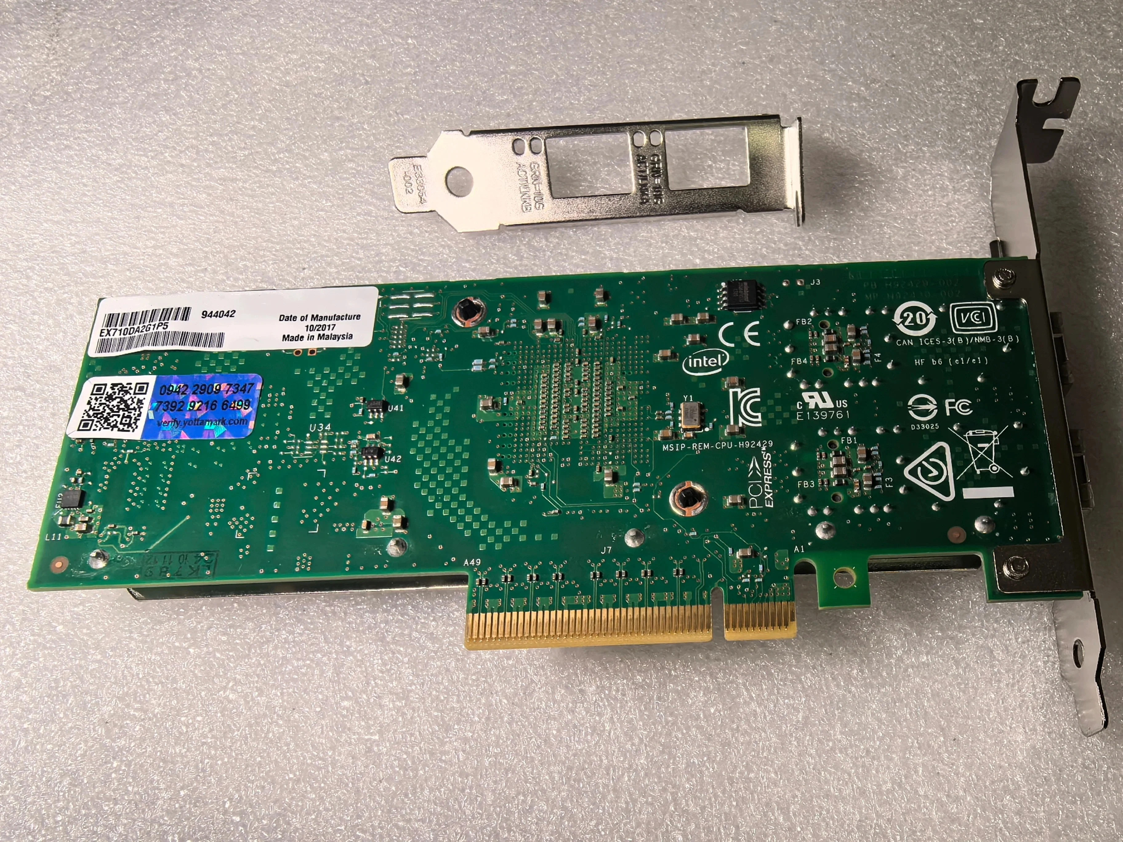 X710-DA2 10GB PCI 3.0x8 이더넷 변환 네트워크 어댑터