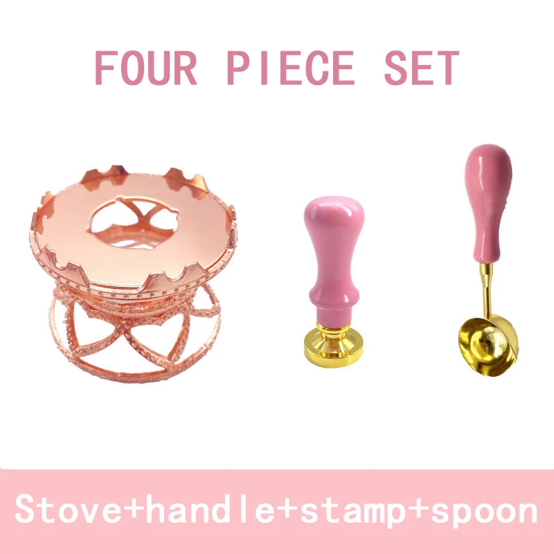 

Fire Paint Seal Complete Vintage Solid Wood Macaron Fire Paint Set Spoon Accessories Tool Fire Paint Furnace Seal Accessories