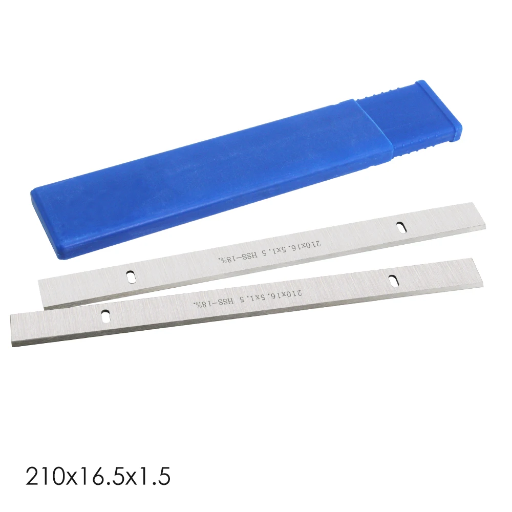 Lama Per Pialla Spessore Hss Da 8 "210Mm 210X16.5X1.5Mm Coltello Per Jointer In Legno Per Accessori Per Elettroutensili Scheppach Einhell Erbauer Tita