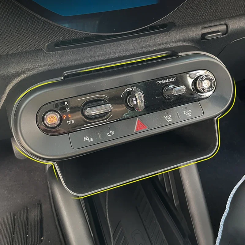 EffiFish Console Organizer Für Mini Cooper Aceman | Schaltung Aufbewahrungsbox | ABS Schwarz | 2024-2025