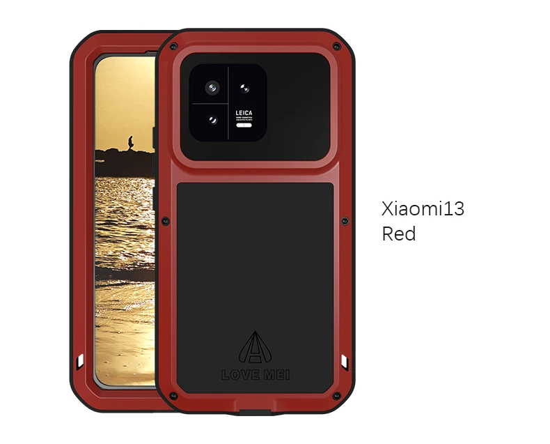 LOVEMEI Life Waterproof POWERFUL Armor Metal Case for Xiaomi Mi 14 13 11 10 Pro Fundas Shockproof Phone Cover Full Protection