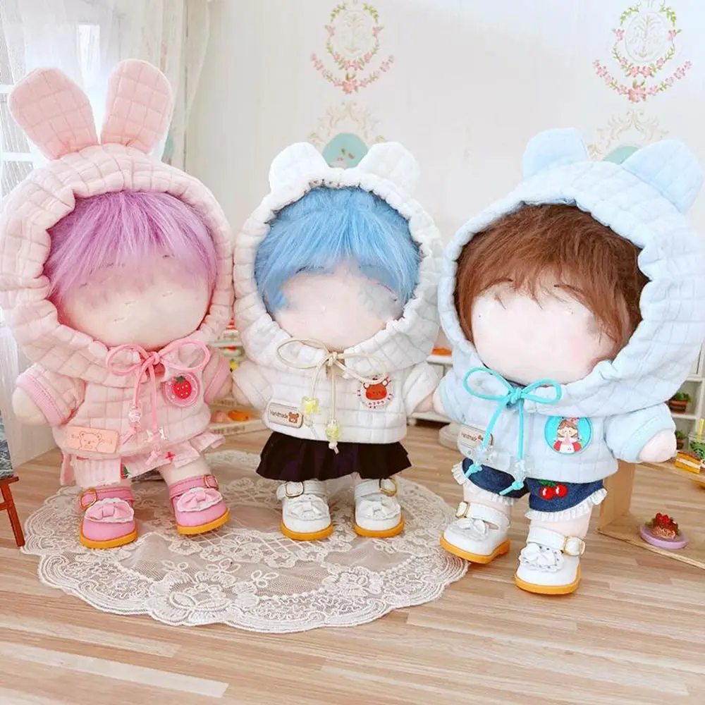 

Kids Toy For 20cm Dolls Fashion For 1/12BJD Dolls Doll Hoodies Clothes Handmade Hoodies Doll Tops Sweatshirt Outfits