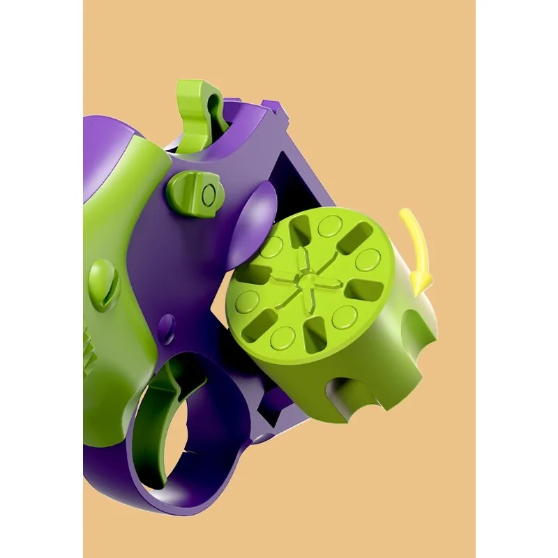 Children's and Adults' Indoor/outdoor Stress-relief Rotating Interactive Toy Gun (disasable) Boys' Holiday Gift of Choice