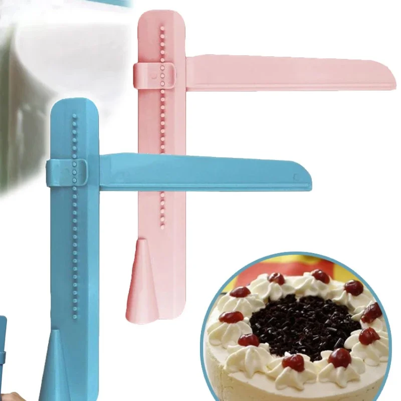 1Pc Adjustable Cake Scraper Fondant Spatulas Cream Cake Edge Smoother for DIY Bakeware Kitchen for cake decorating kit,baking supplies,cake tools