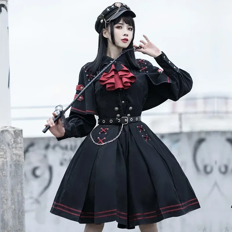 Coalfell Lentepaar Militaire Stijl Lolita Originele Dress Penalty Executive Sk Halve Rok Top Volledig Set Jk Uniform