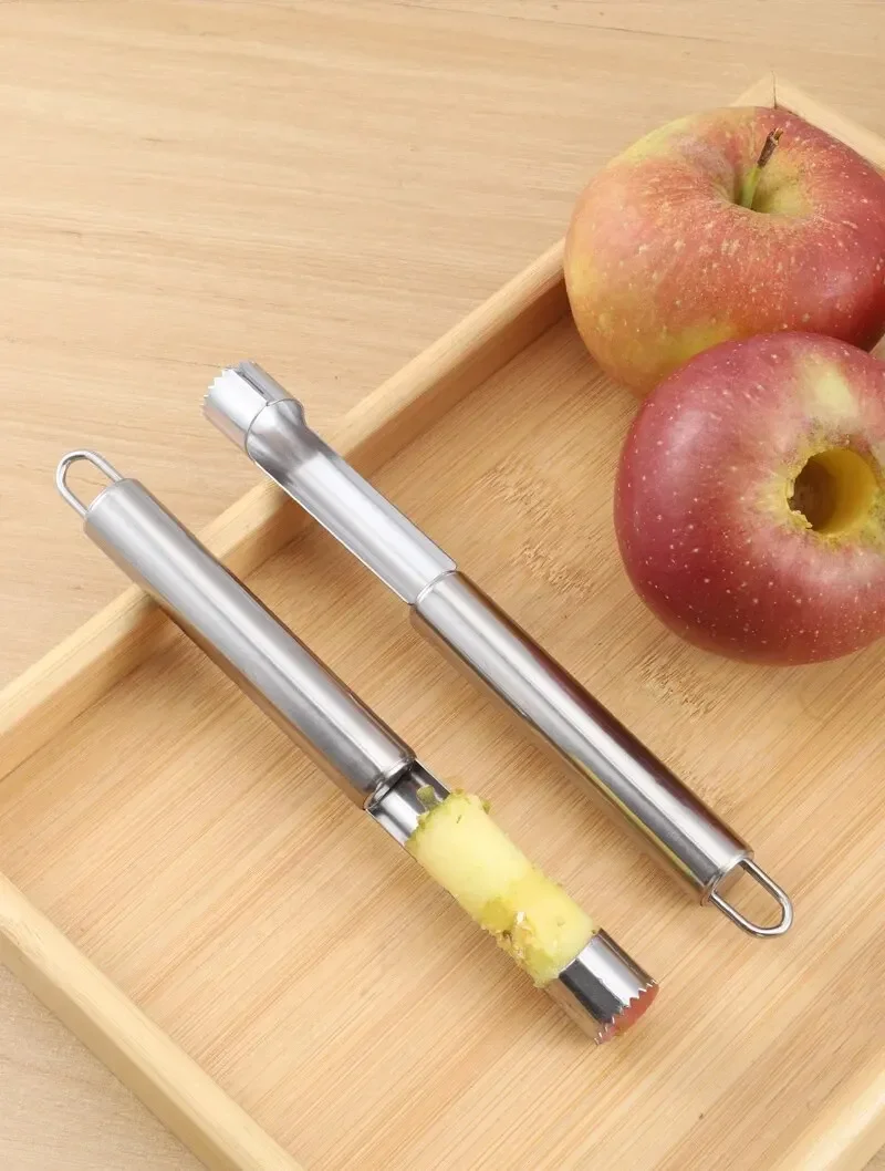 Fruit Core Cutter - Durable Stainless Steel Apple Corer & Pear Seed Remover Tool